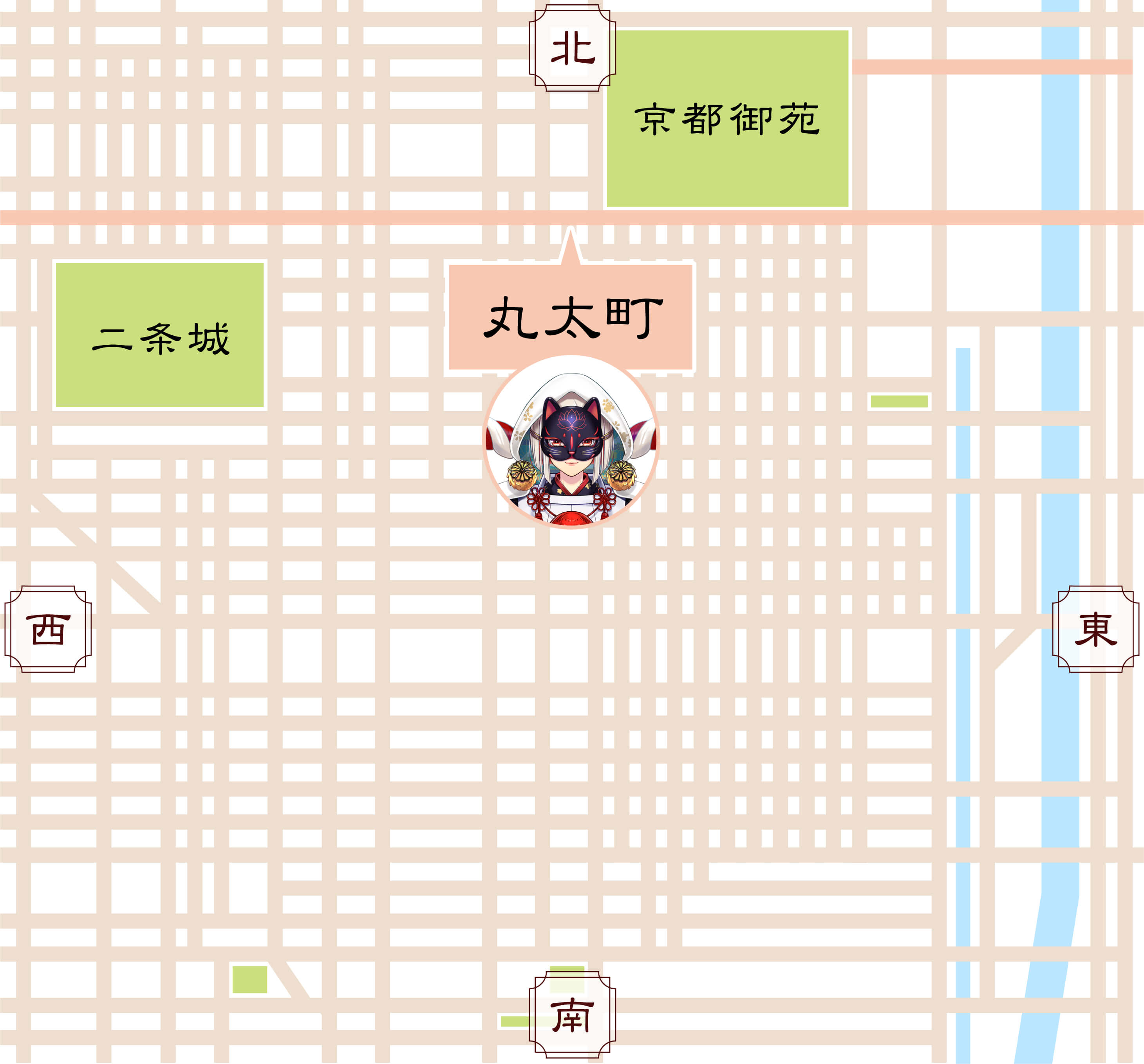 丸太町地図